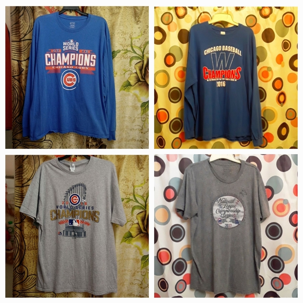 !Bundle! 4-Chicago Cubs T-shirts Bundle